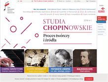Tablet Screenshot of en.chopin.nifc.pl